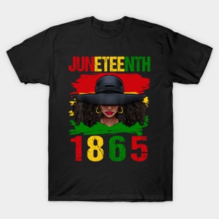 Juneteenth Shirt Juneteenth Is My Independence Day 1865 T-Shirt